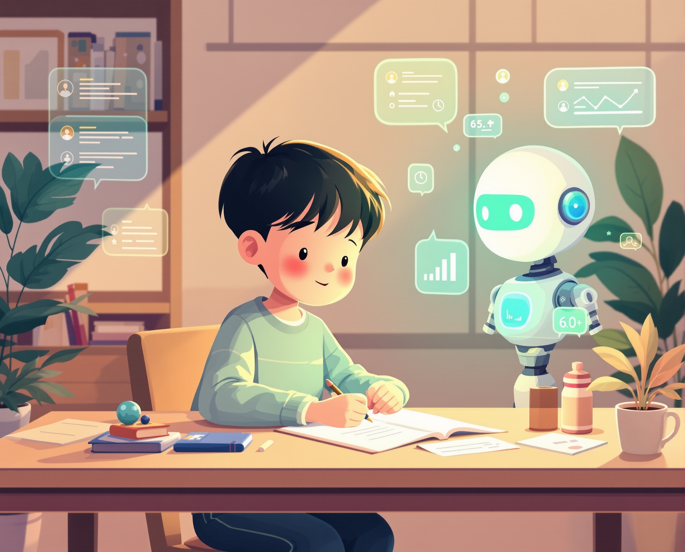 學生使用 AI 作文學習
